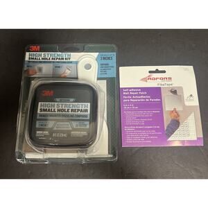 3M High Strength Small Hole Repair Kit + Adfors Fibatape 4x4 Patch Hole Rapair